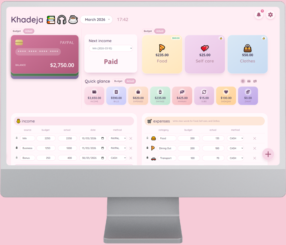 Computer mockup